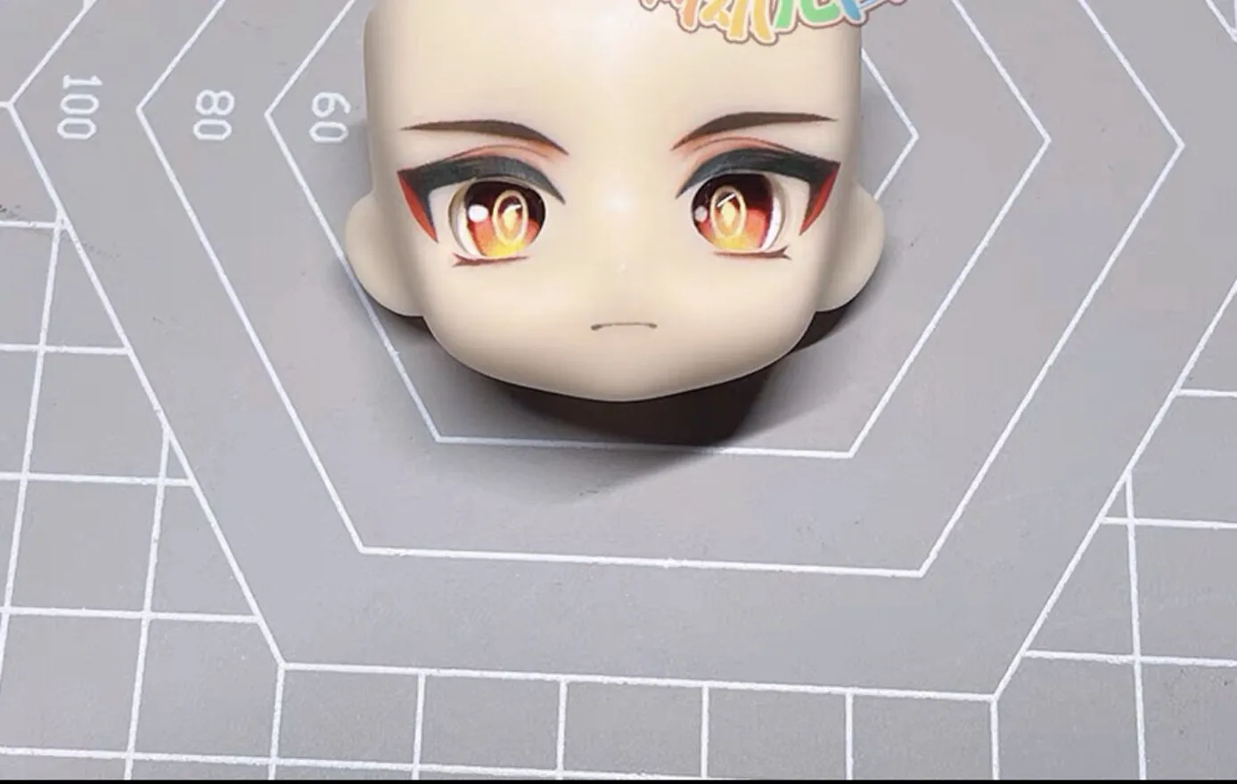 Zhongli маска глиняного человека Genshin ударопрочный открытый глаз Лицевая панель