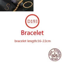 D193 s925 silver bracelet refers to the new retro trend silver ornaments gold-plated cross-shaped ornaments as gifts for lovers