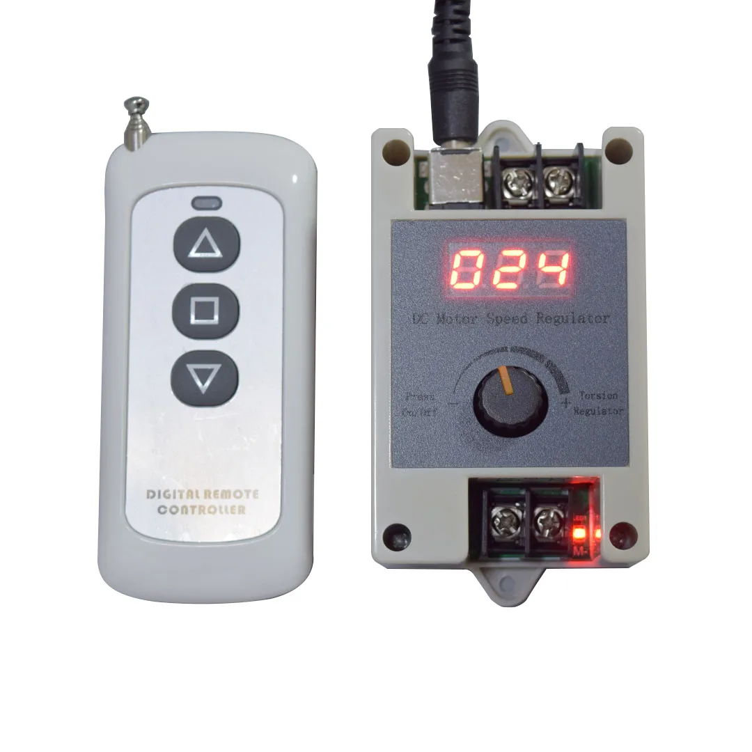 Regulador de Velocidade Stepless do Controle Remoto do Regulamento da Velocidade do Motor da C.c. 12v-dc35v