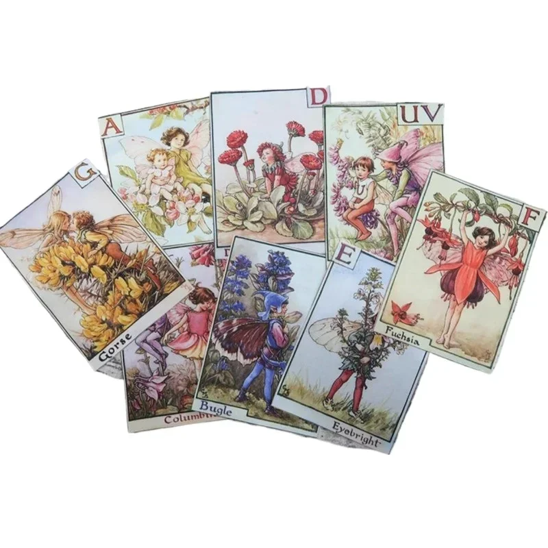 15x21 см Цветочная фея ретро Лоскутная хлопчатобумажная холщовая ткань мультфильм