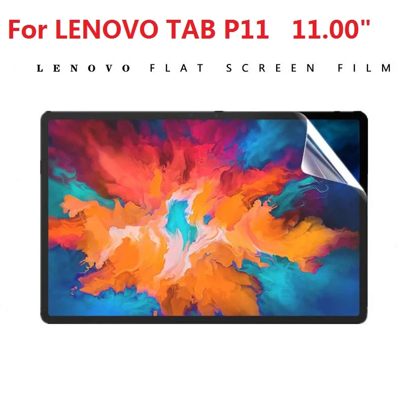 

2Pcs 2020 New HD Soft PET Film Screen Protector For Lenovo Tab P11 11 inches 0.3mm 9H Tablet Anti Scratch Protective Film