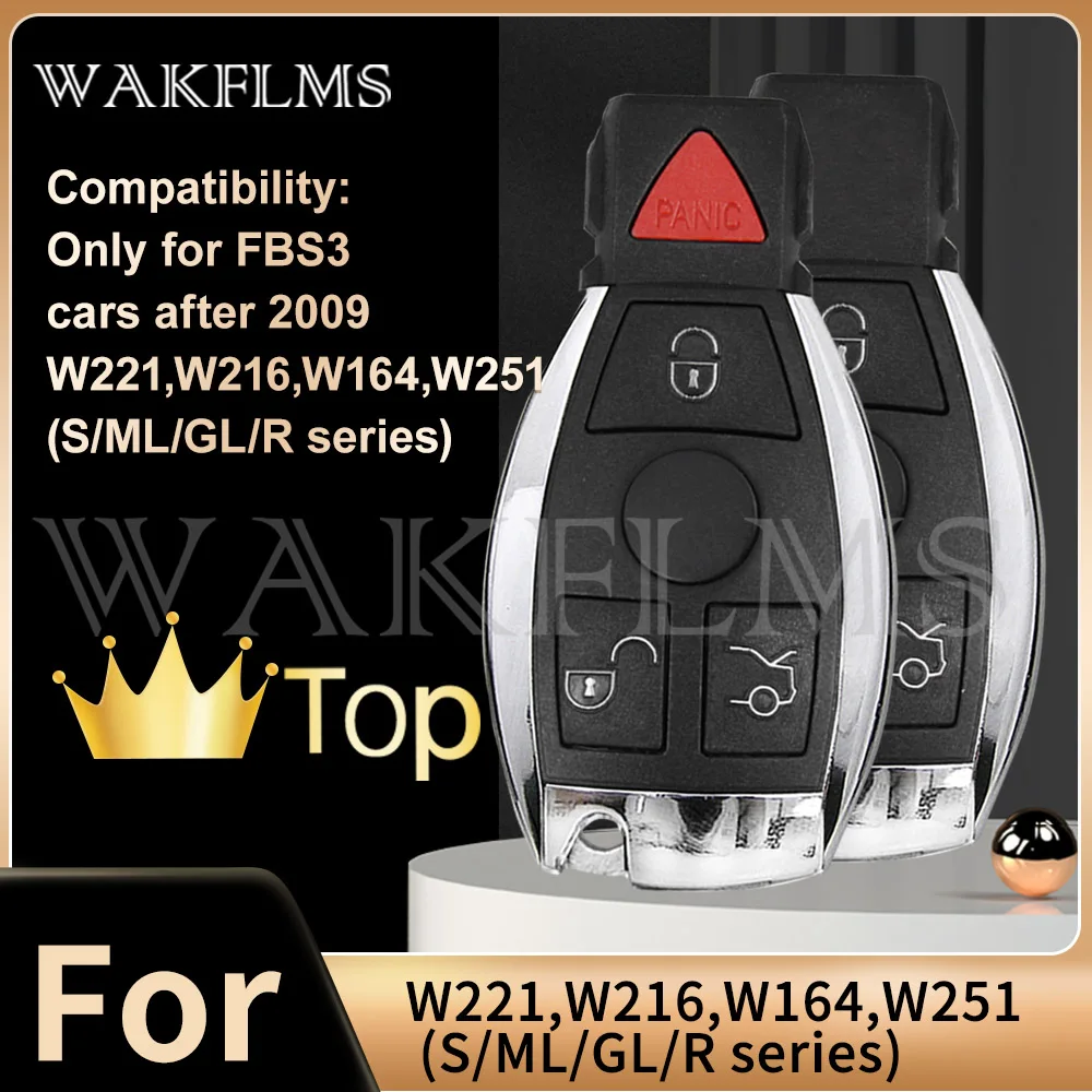 Умный пульт дистанционного управления FBS3 для Mercedes Benz S ML GL R Class W221 W216 W164 W251 315 МГц