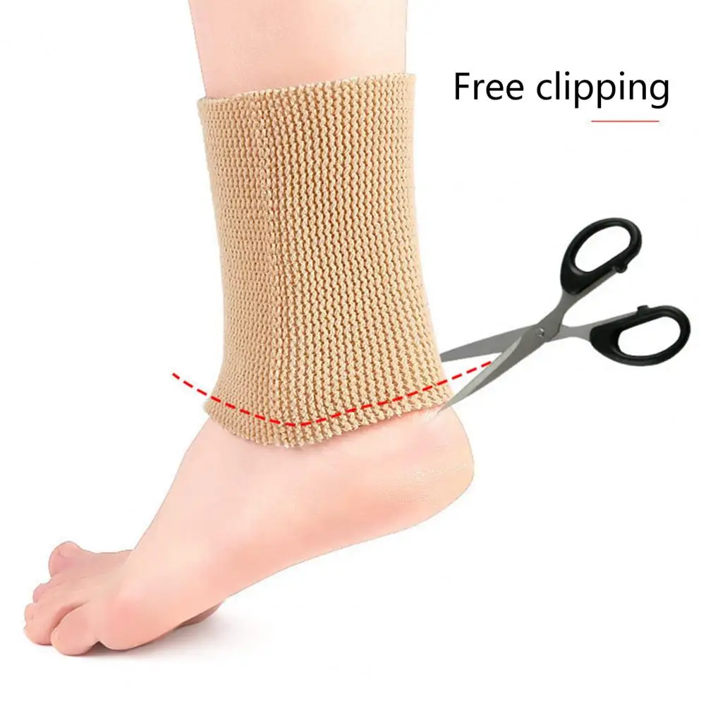 

1Pc Sports Ankle Protection Reusable Ankle Support Sock Sweat Absorbing Relieve Pain Swelling Arch Heel Sock Soft Fabric