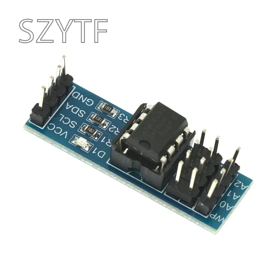 Последовательный интерфейс EEPROM I2C, модуль хранения данных EEPROM AT24C02 AT24C04 AT24C08 AT24C16 AT24C32 AT24C64 AT24C128