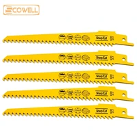 30% Off 10pcs 6 Inch Reciprocating Saw Blades 6TPI Fit for Cutting Wood and Plastic Sabre Saw Blade Type Jigsaw HCS Material