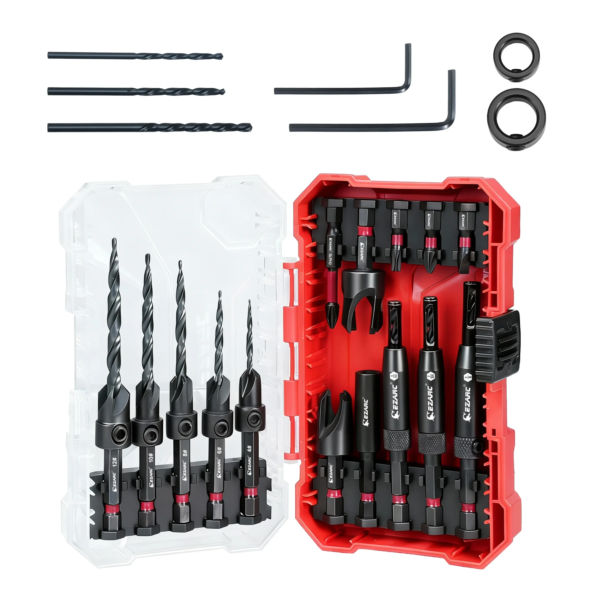 

Набор зенкеров EZARC 22 шт. для дерева