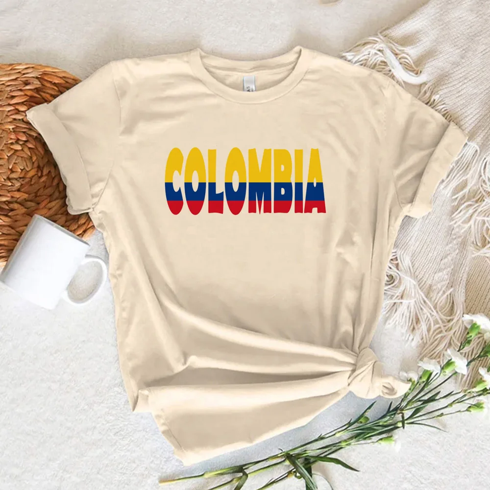 Топ Колумбии женский летний топ с аниме женская дизайнерская забавная одежда