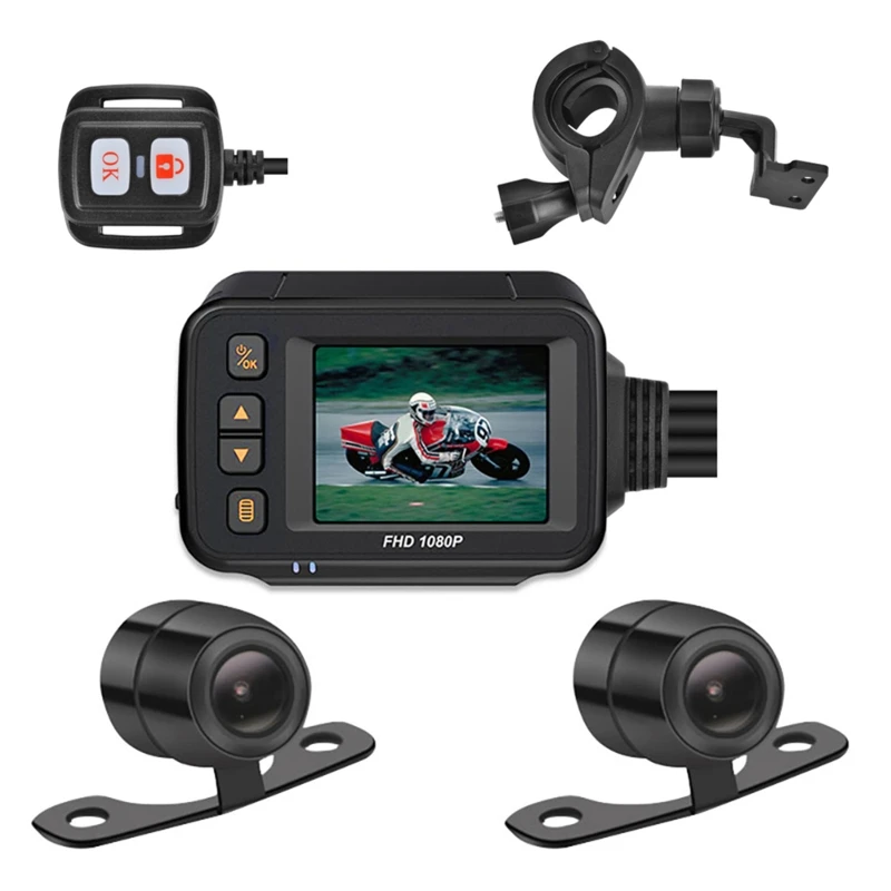 

SE30 1080P Motorcycle Dash Cam Set Dual-Len High Definition Resolution Dustproof