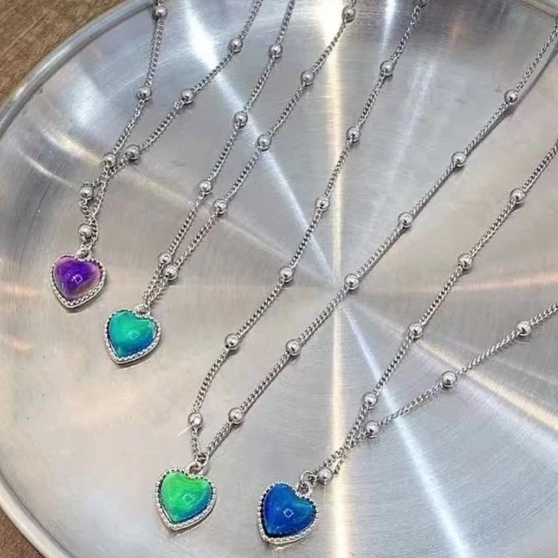 

Ожерелье с подвеской в виде сердца из нержавеющей стали