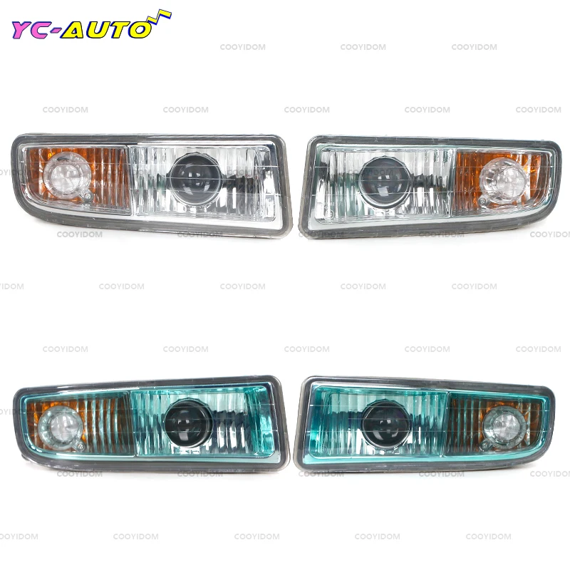 Left Right Front Bumper Fog Light Driving Lamp FogLamp With Bulbs For LEXUS LX470 1998 1999 2000-2008