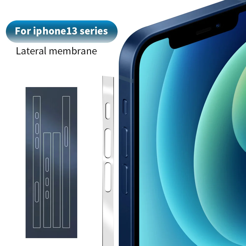 

For Apple Iphone 13/13 Mini Transparent Side Film Dustproof Scratch Resistant Phone Frame Protective Film For Iphone 13 Pro/Max