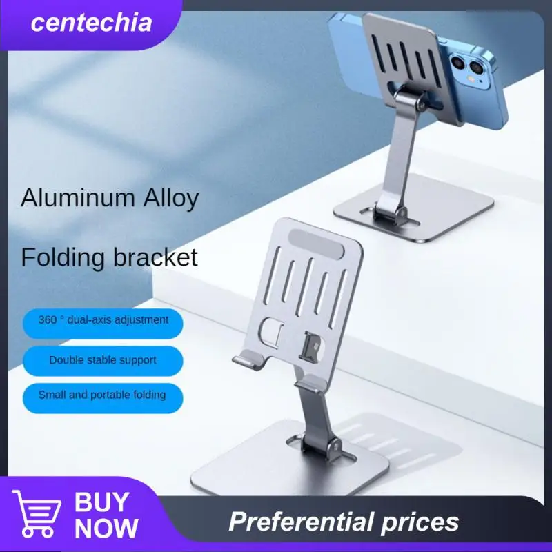 

Mobile Phone Holder Portable Aluminum Alloy Desktop Bracket Folding Adjustable Mobile Phone Bracket Bracket Multifunctional New