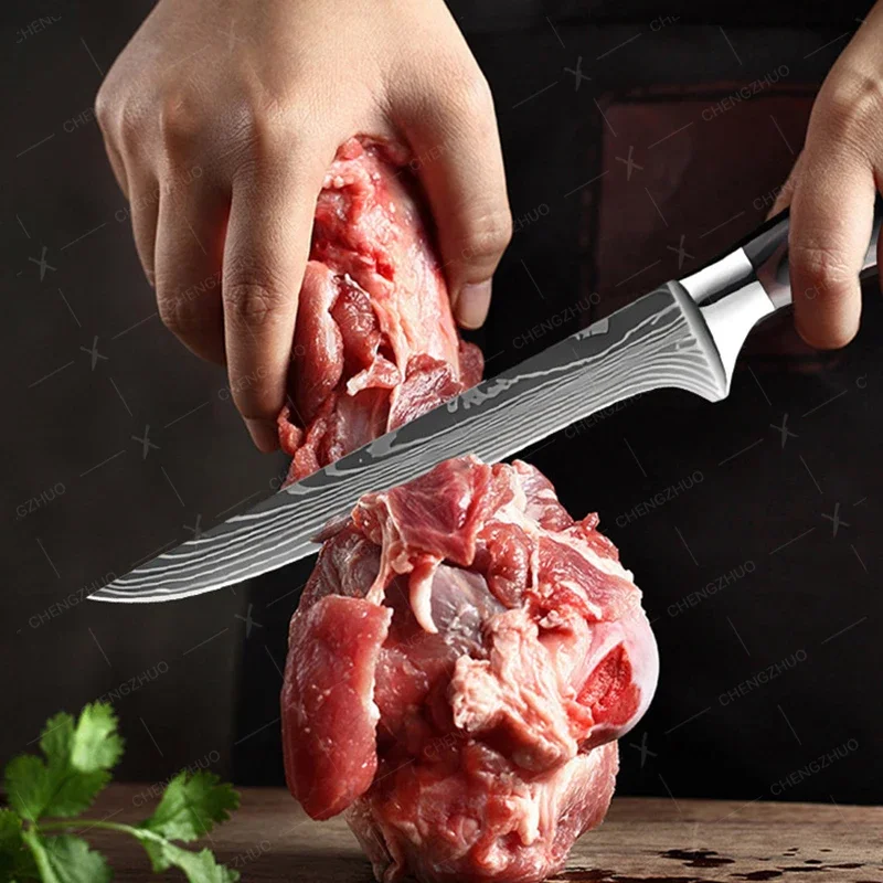 Набор профессиональных японских ножей шеф-повара нож из высокоуглеродистой