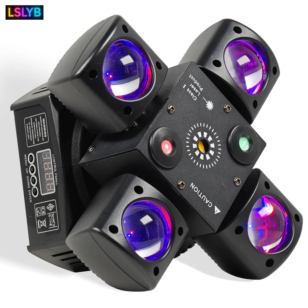 

Лазерный стробоскоп LSLYB 50 Вт 4 головки