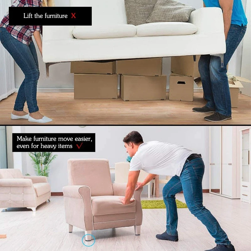 72 шт. самоклеящиеся Слайдеры для мебели 25 мм