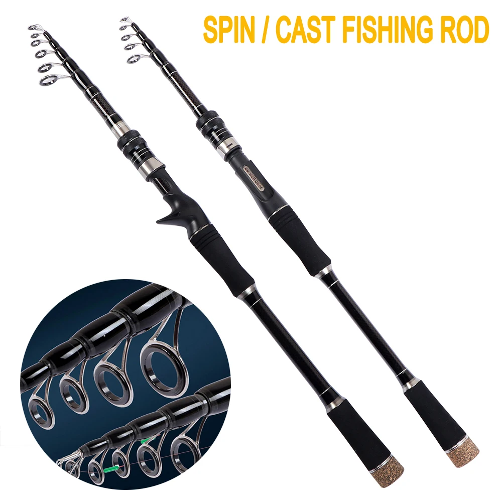 Ультралегкая карбоновая удочка 1 8-3 0 м для забрасывания/спиннинга супержесткая