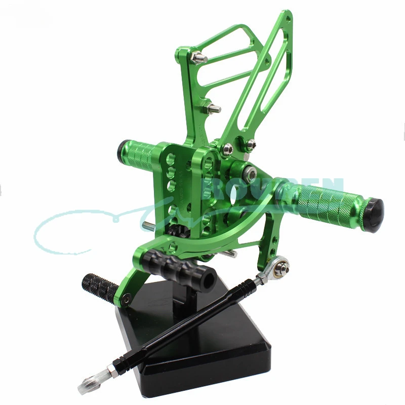 

CNC Rear Set Stand Footpegs Motorcycle Rearset Footrest Foot Pedal Pegs for Suzuki GSXR1000 K5 K6 2005-2006 Shift Lever Bracket