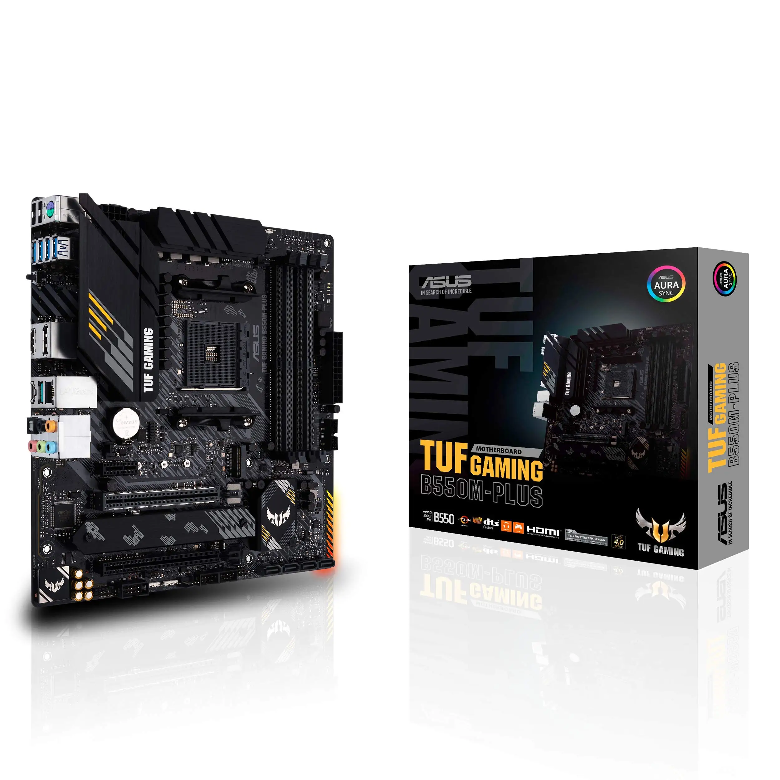 Материнская плата TUF Gaming B550M-PLUS AMD AM4 3rd Gen Micro ATX