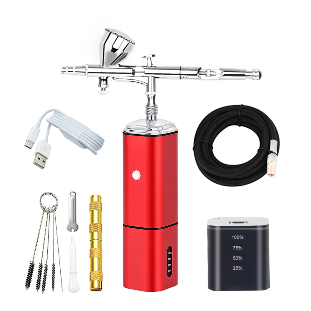 Автоматический набор аэрографа Ribo перезаряжаемый портативный беспроводной