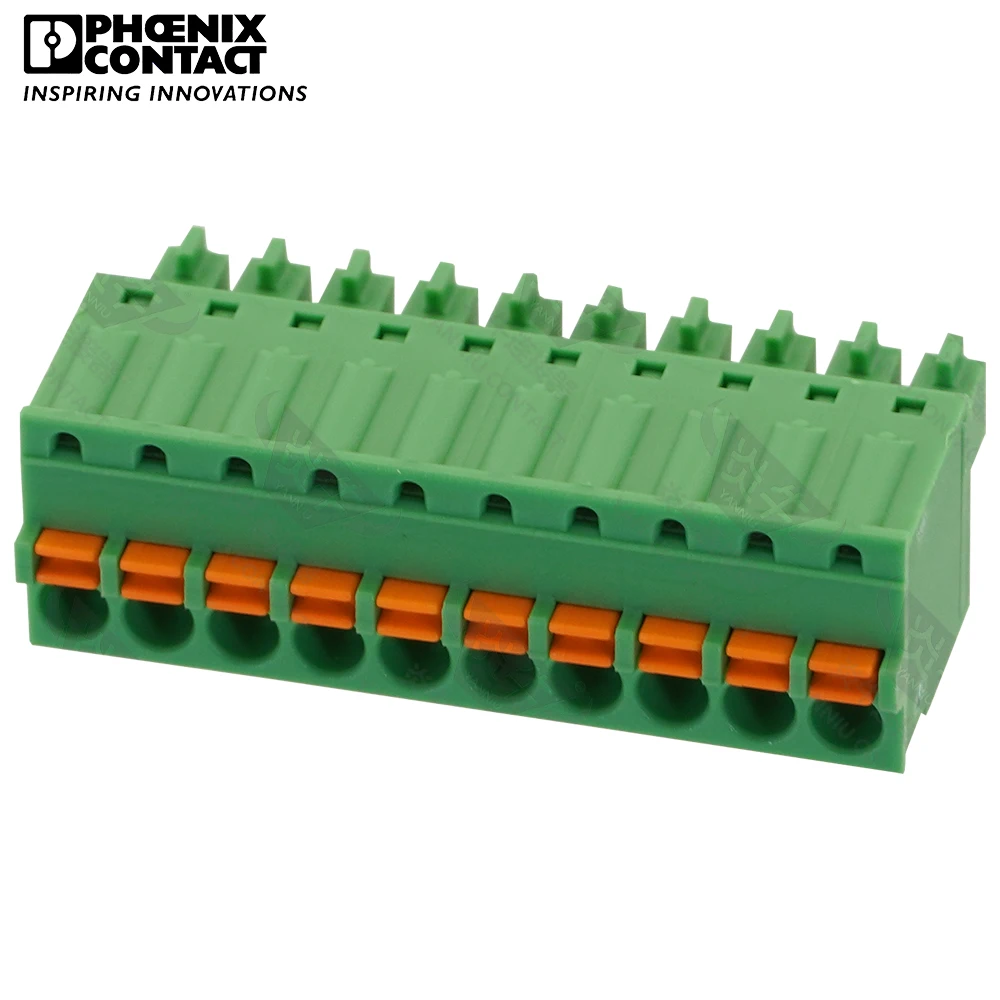 

3.81mm Original Genuine Phoenix Contact Connector PCB Pluggable PLUG-IN Terminal Block 10 Pin FK-MCP 1.5 ST 3.81 1851122 8A 160V
