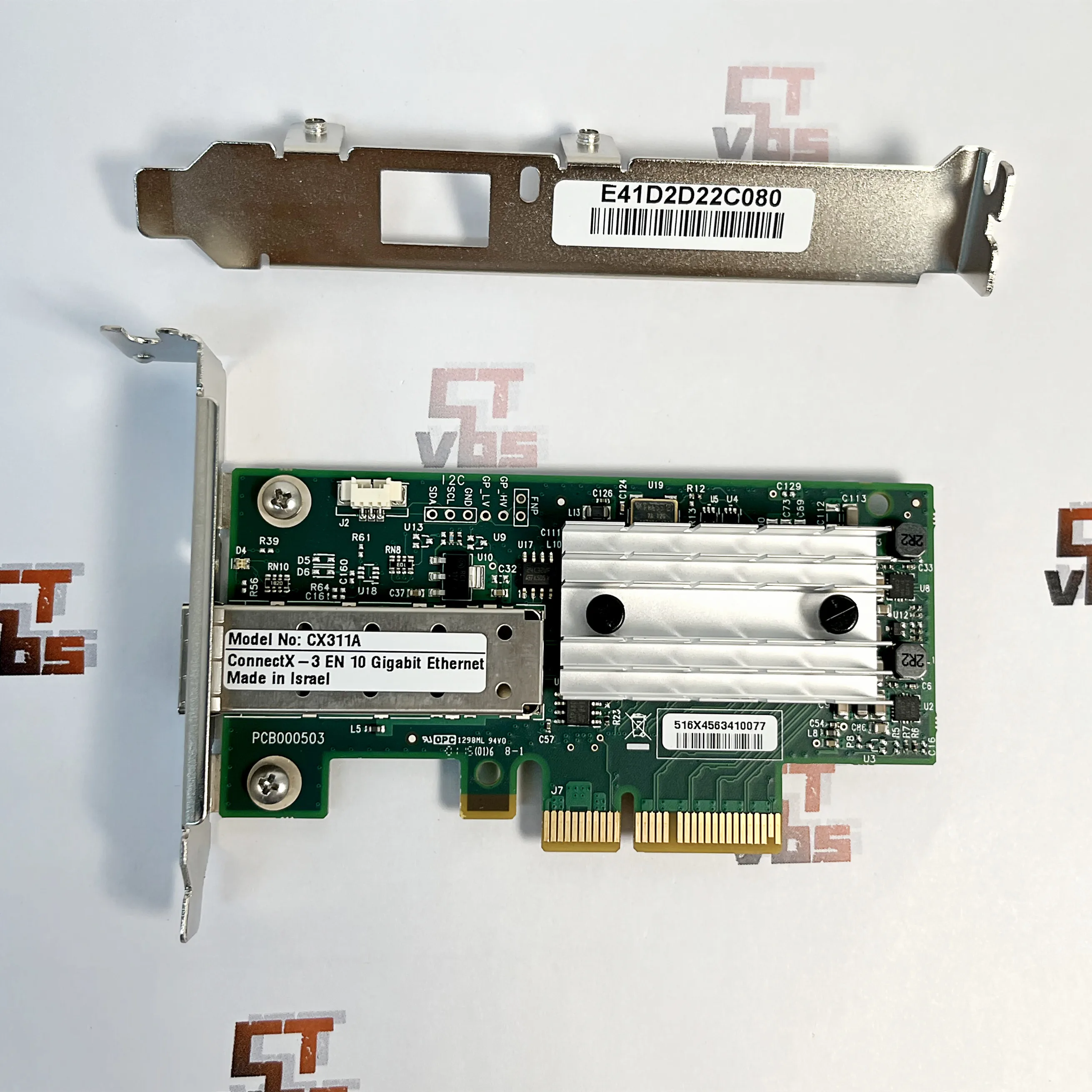 Mellanox MCX311A-XCAT ConnectX-3 EN 10G Ethernet CX311A 10GbE SFP+ PCIe NIC Server Adapter