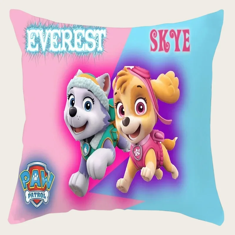 Фото Hot New Paw Patrol CushionPillowcase Solid Color Pillow Case Decor Sofa Throw Pillows Room Pillow Cover Decorative Party Gifts №4