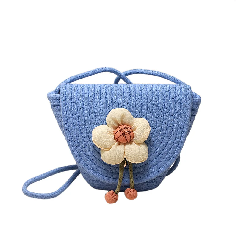 

French Woven Bag for Women 2023 Summer New Fashion Grass Woven Beach Versatile Straddle Bucket Bag for Women