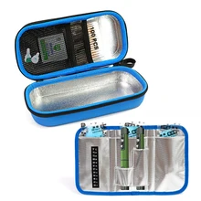 Cooling Storage Protector Bag Medical Cooler Travel Pocket Packs Pouch Drug Freezer Box For Diabetes People EVA Insulin Pen Case