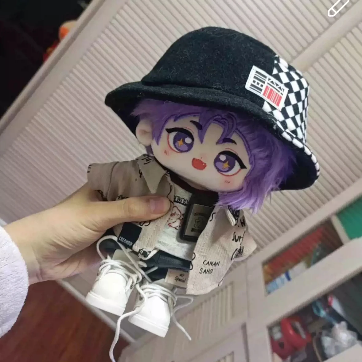 

Mikage Reo Anime BLUE LOCK Cosplay Plush Stuffed Doll Body Cotton Dress Up Change Clothes Plushie Pillow Mascot 20cm