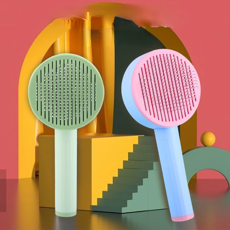 

Cat Brush Pet Hair Grooming Brush for Cats Remove Floating Comb Pets Hair Removal Brush Comb Puppy Kitten Grooming Accessories