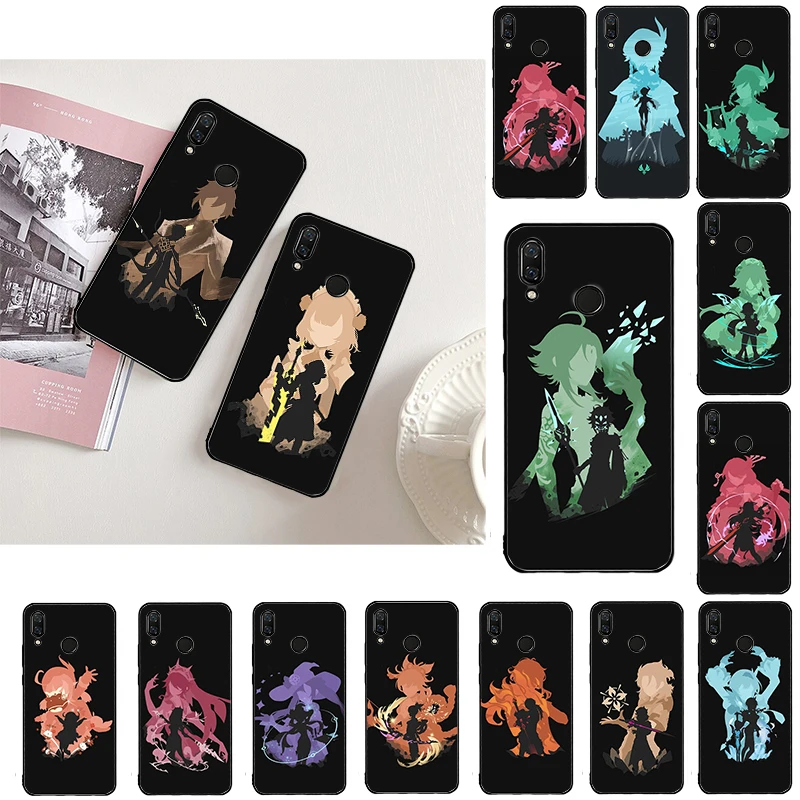 

Genshin Impact Anime Phone Case For Xiaomi Redmi Note10 Pro Note7 Pro 8 Pro 8T Note9 4X 5 Redmi 7 8 8A 9C