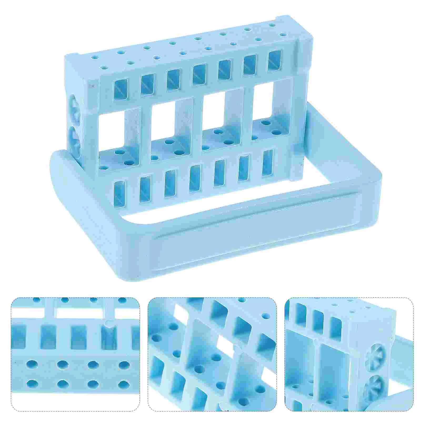 

Nail Drill Grinding Holder Bits Box Head Stand Bit Tool Manicure Organizer Display Nails Holders Forplastic Kit Rack Case