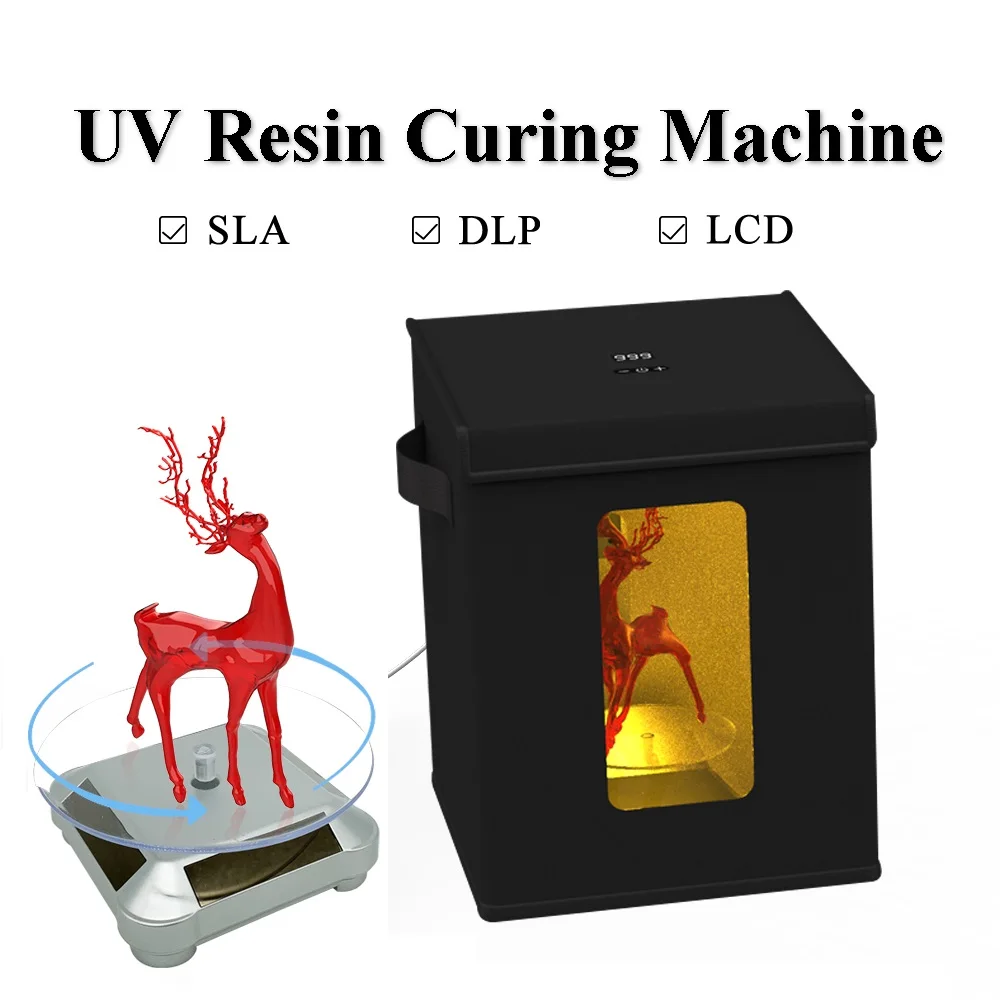 

Mega УФ-полимерная машина для отверждения нм, УФ-лампа, складная коробка для отверждения SLA DLP LCD 3D принтер для Anycubic Photon Mono X