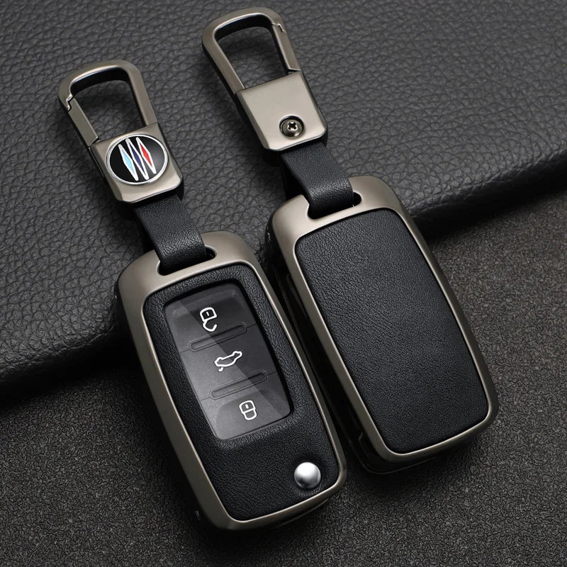 Чехол для автомобильного ключа из цинкового сплава Volkswagen VW Polo Golf Passat Tiguan Beetle Caddy T5