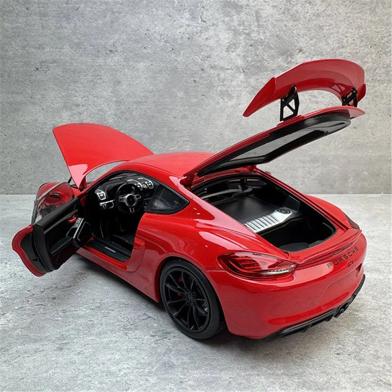 Фото Металлическая модель автомобиля Schuco Porsche 911 Targa 4 Cayman GT4 в масштабе 1:18 №5