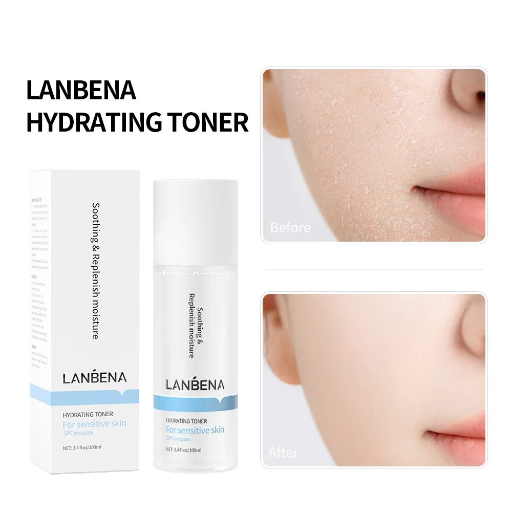 

LANBENA Face Toner Men Women Skin Care Intensive Moisturizing Essence Shrink Pores Whitening Facial Treatment Serum 100ml