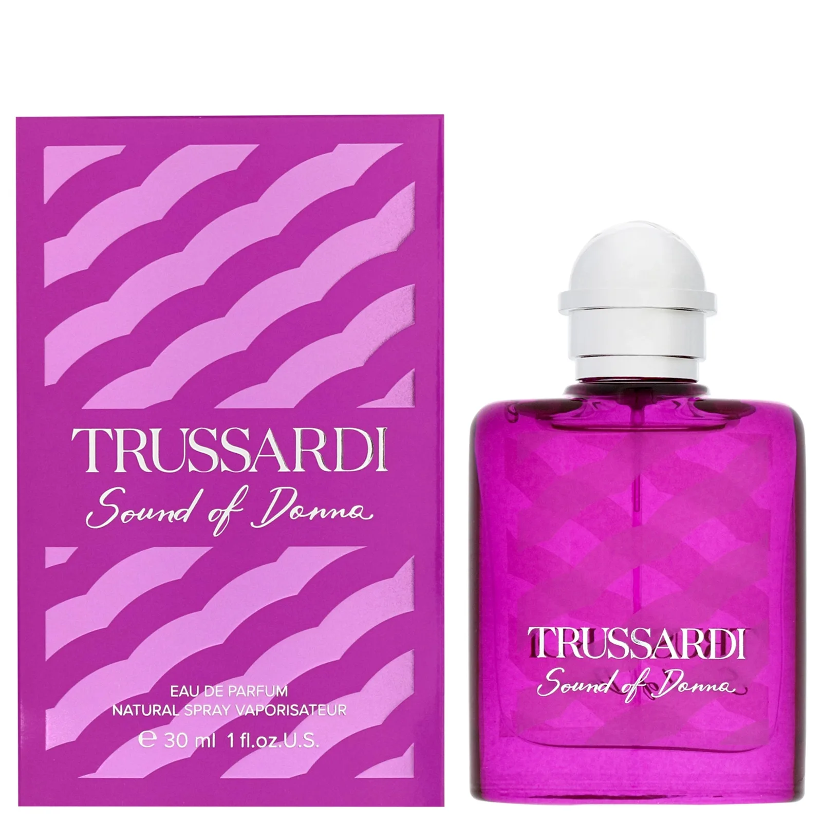 Труссарди фиолетовые. Trussardi Sound of Donna 30ml EDP. Trussardi Sound of Donna 30 ml. Trussardi Sound of Donna 100ml. Trussardi духи женские Sound of Donna.