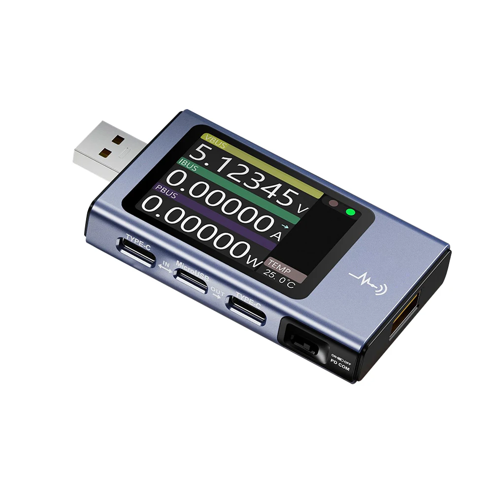 

Цифровой вольтметр FNB58, измеритель тока, USB Type-C, для быстрой зарядки