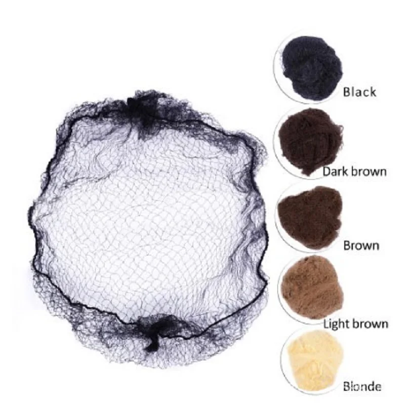 

20 шт., нейлоновые сетки для волос, невидимые мягкие эластичные сетки для волос