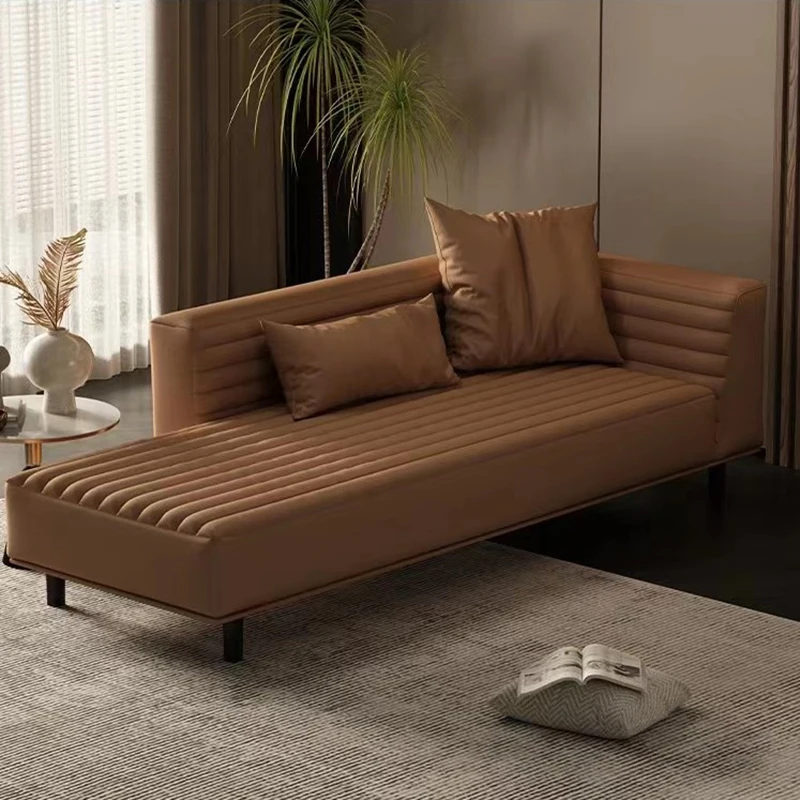 

Vintage Leather Sofa Bed Recliner Organizer Luxury Designer Couch Cheap Ergonomic Reading Divani Soggiorno Living Room Furniture