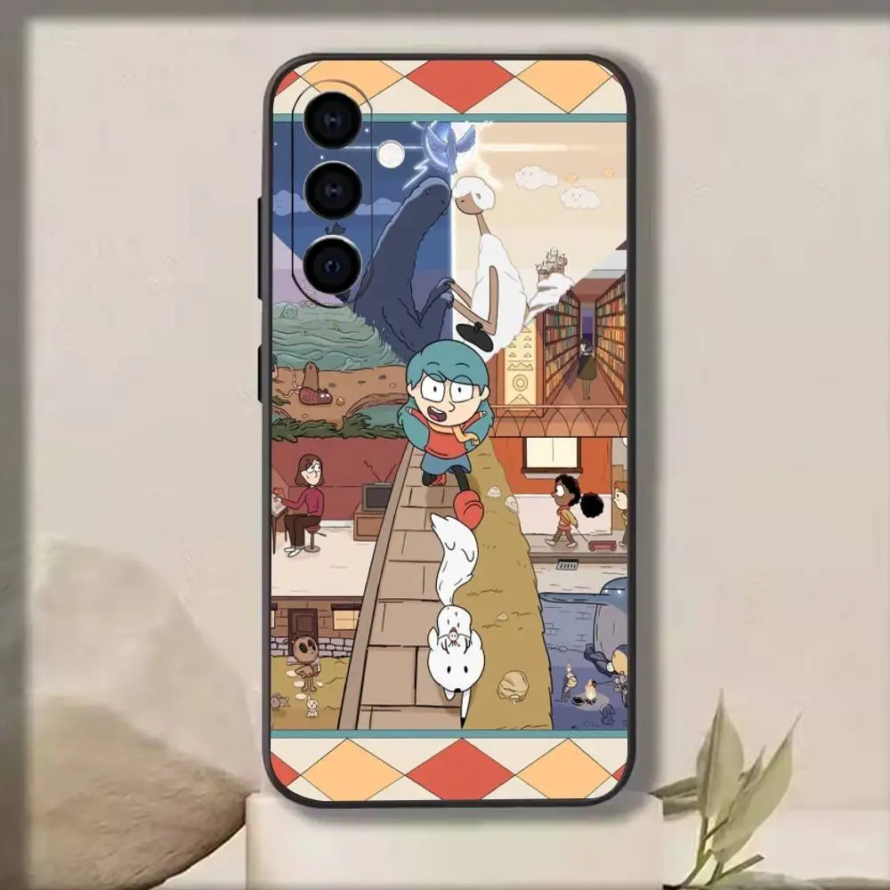 Фото Чехол для телефона Hilda-Blue haired girl-Johanna- Twig-Alfur-Deerfox для Samsung Galaxy A73,A72,A71,A70,A53,A52,A51, мягкий силиконовый чехол черного цвета №2