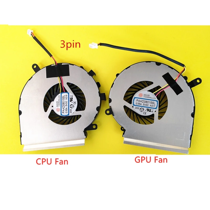 

Вентилятор для ПК MSI GE62 GL62 GE72 GL72 GP62 GP72 PAAD06015SL