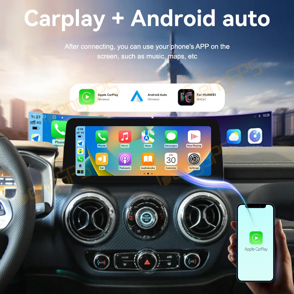 Фото Сенсорный автомобильный радиоприемник для Beijing BJ40 2018-2022, Android GPS, автомобильная мультимедийная система, автомагнитола, стереоприемник, головное устройство №5
