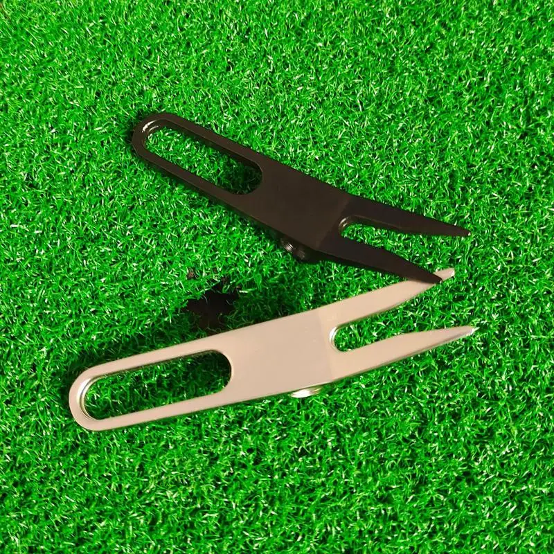 

Golf Repair Tool Zinc Alloy Golf Divot Repair Tool Ergonomic Sturdy Golf Accessories With Ball Marker For Cleaning Groove Club