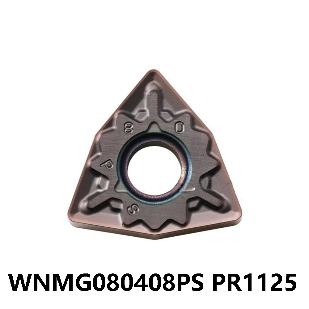 WNMG 080404 PS CA6525 WNMG431PS Оригинал 80-х ° Лезвия Твердосплавные вставки Токарный станок по