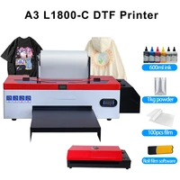 dtf printer a3 dtf film printer for hoodies textile printing printer dtf directly transfer film printer l1800 flatbed printer a3