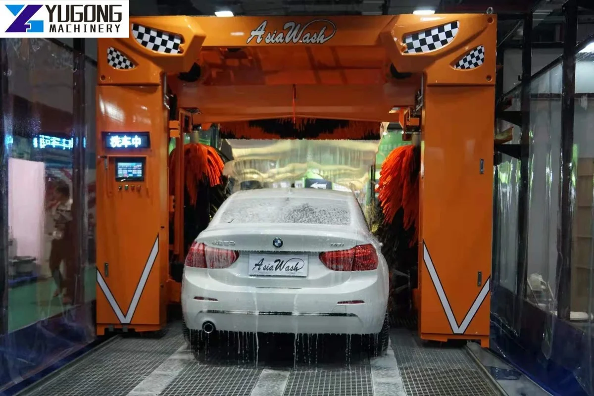 

2022 Energy Saving Commercial Automatic Roll Over Car Foam Wash Machine Fully Automatic High Pressure Roller Brush