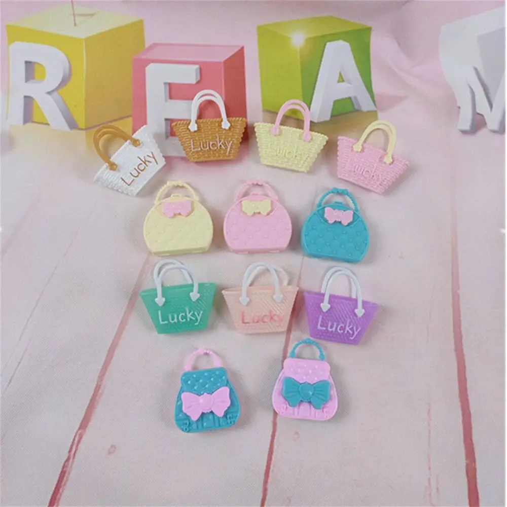 

Doll Dressing Parts Simulation Mini Toys Kids Girl Playing House Doll Toy Decors Doll Bag Accessories Mini Handbag Bag