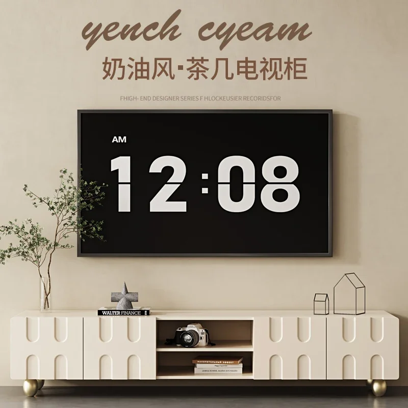 Кремовый шкаф для телевизора домашний Высококачественный новый роскошный