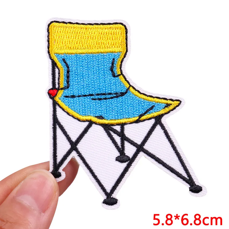 Куртки рюкзак нашивка с вышивкой для палатки Jeep Compass кемпинга нашивки утюгом